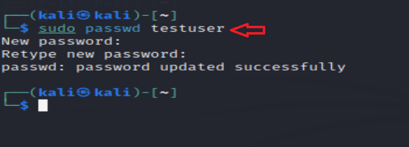 passwd with standard user - XEye Academy