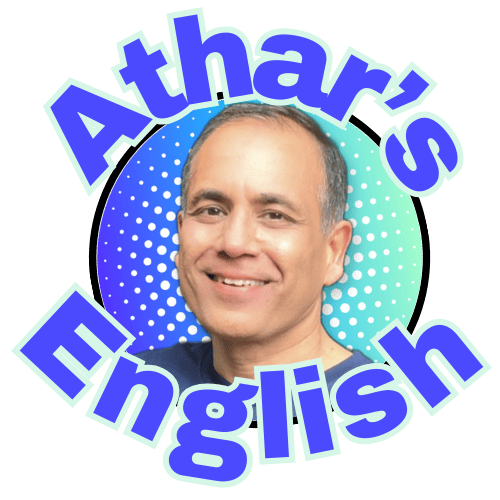 Athar's English Logo