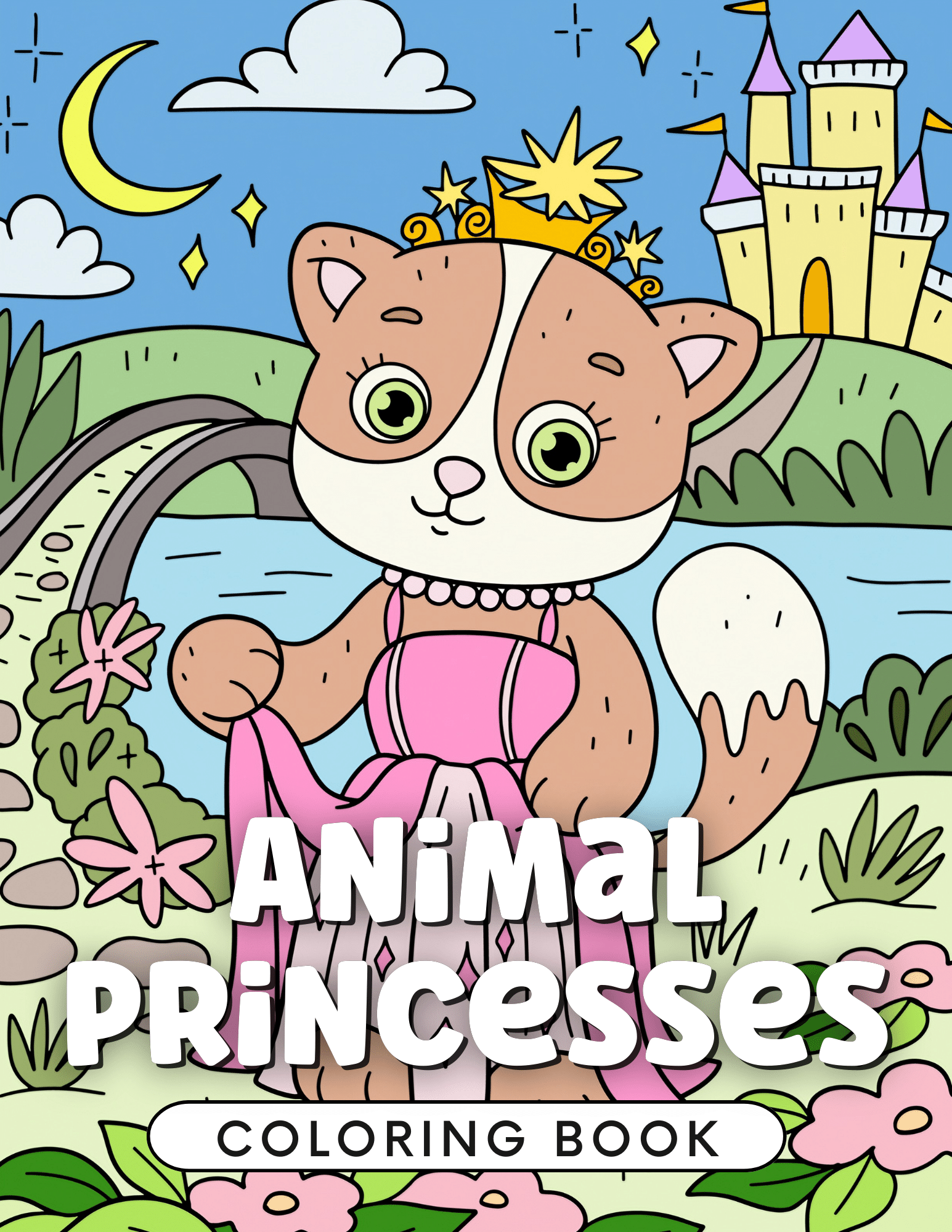 Princess Coloring Pages. Princess Coloring Book for Adults. Pretty Princess  Coloring Book. Princess coloring pages for kids. Coloring pages - Payhip