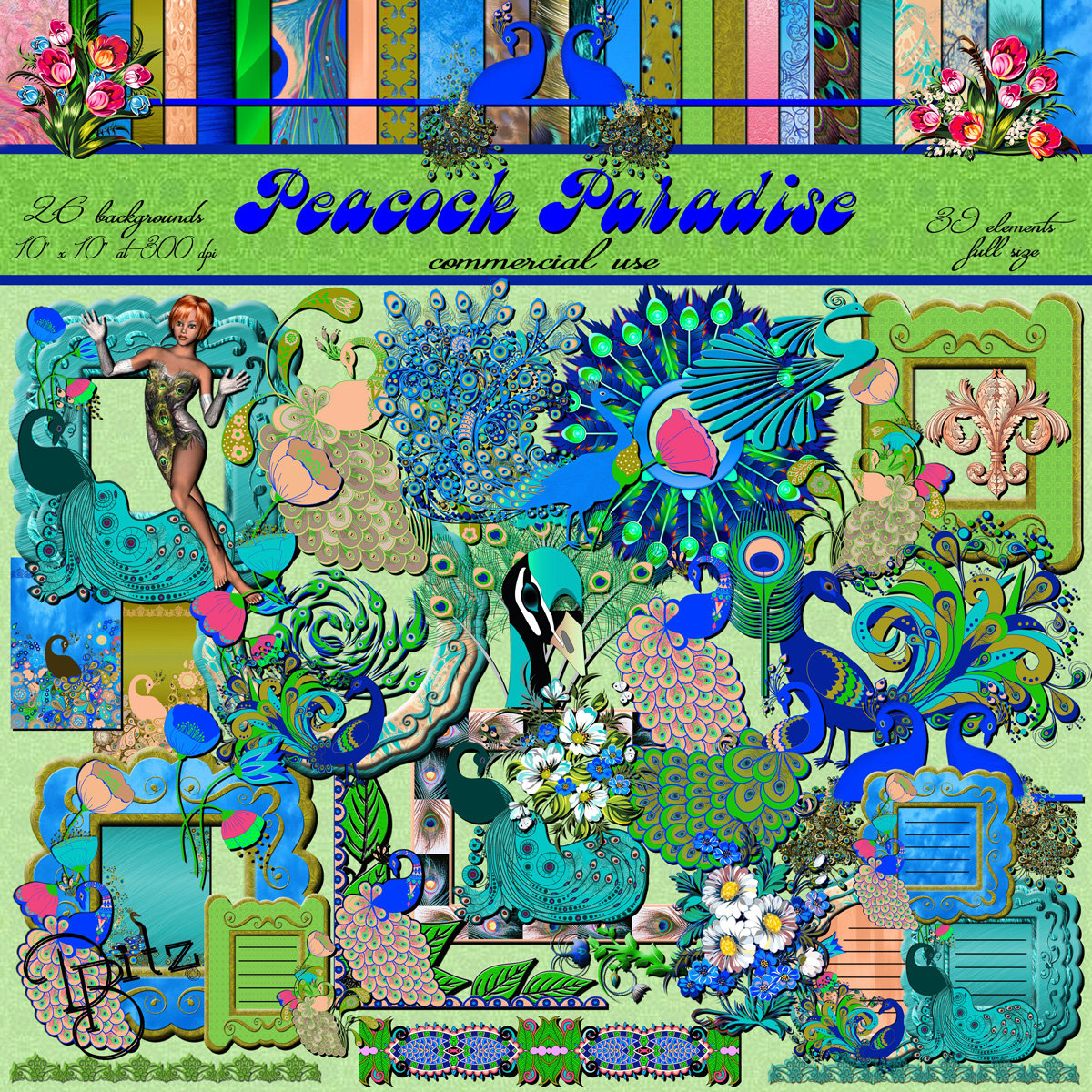Peacock Paradise Kit