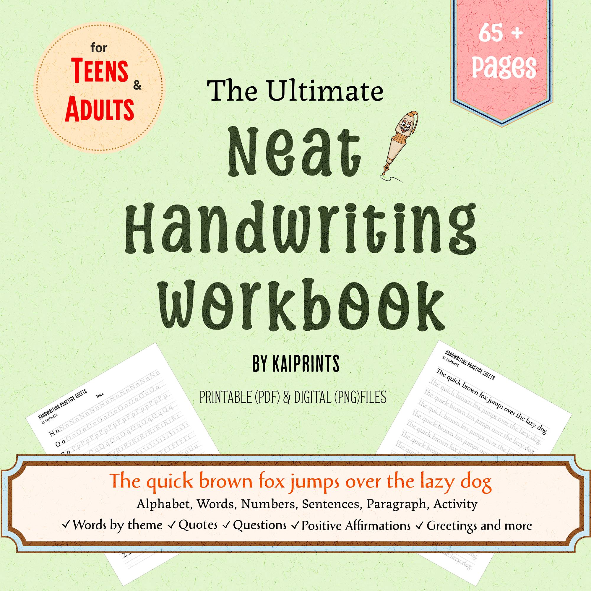 Neat handwriting practice workbook - Payhip