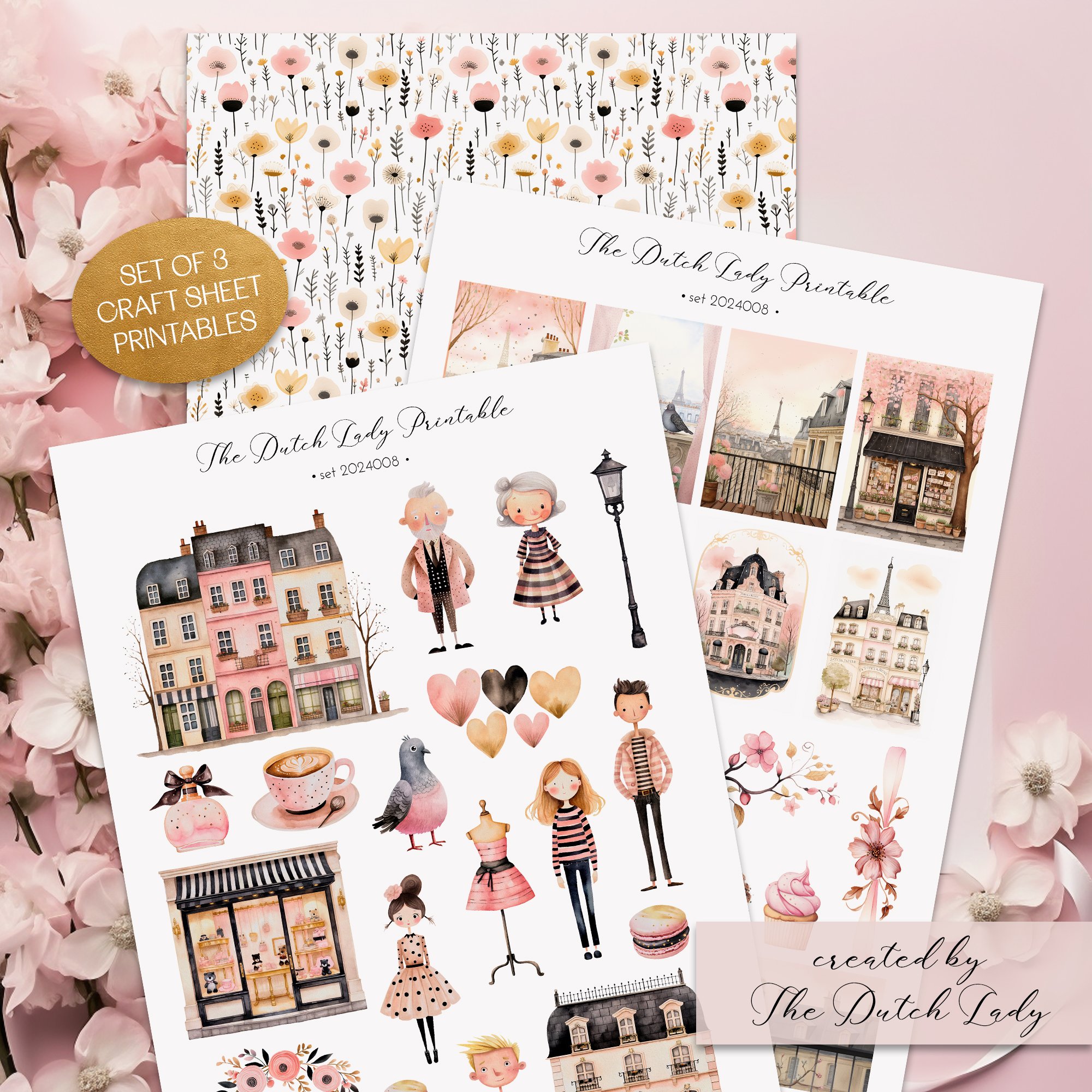 The Dutch Lady Designs - Craft Sheet Sets