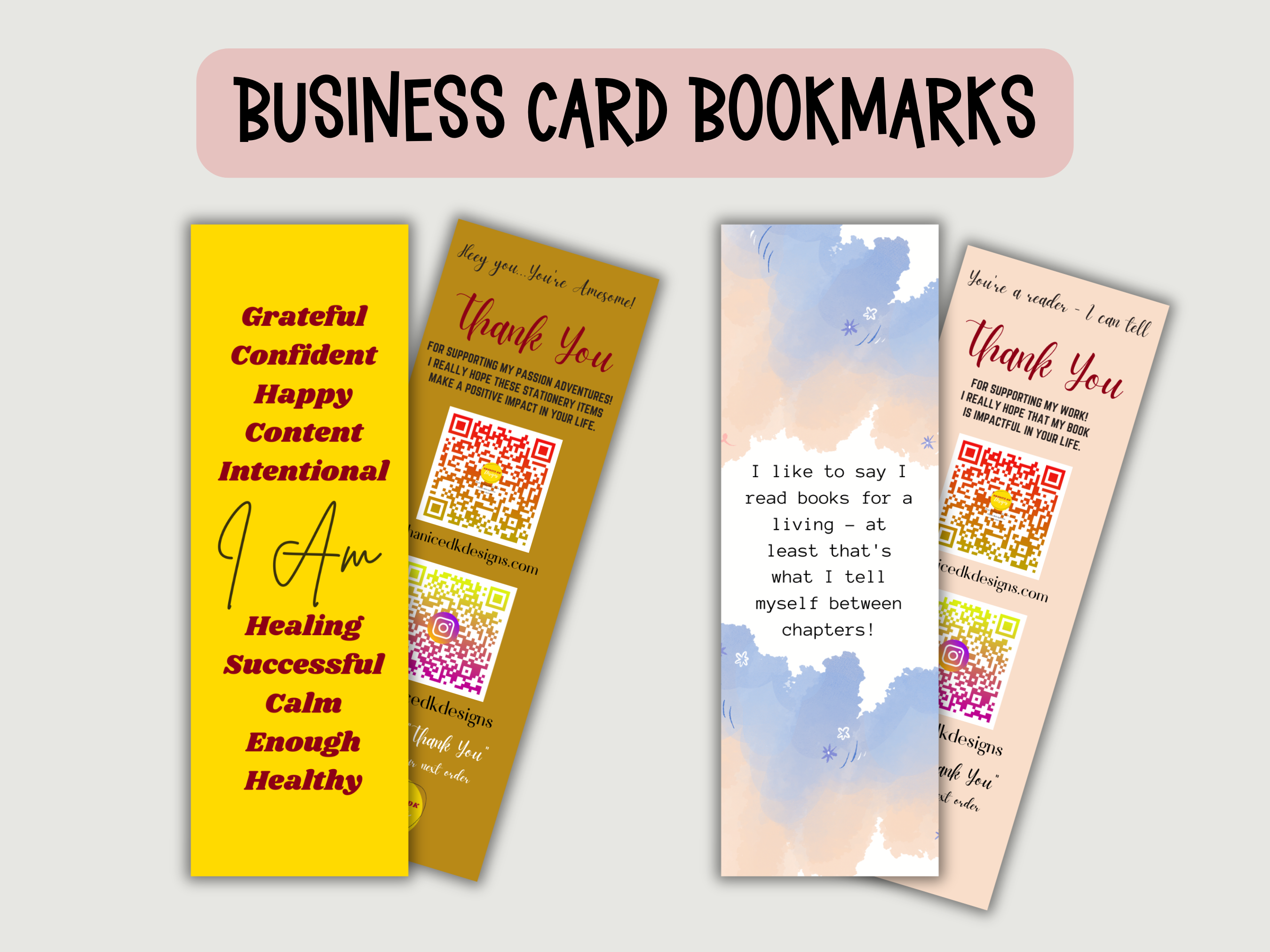 Custom Press Products - Bookmarks, Business Cards, Trader Cards