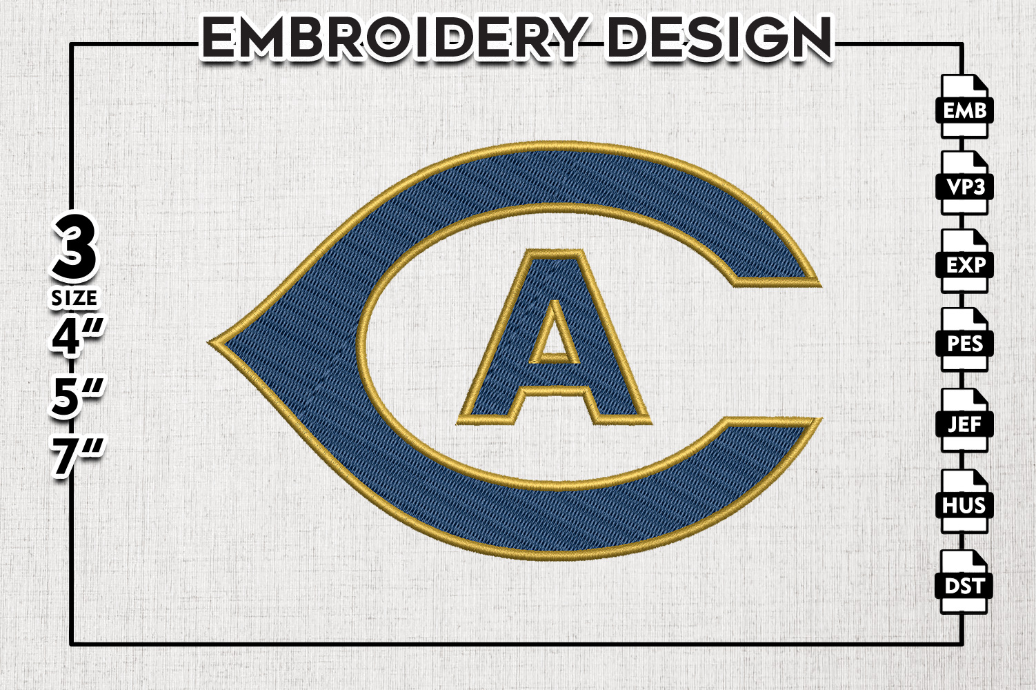 NCAA UC Davis Aggies Logo Embroidery files, NCAA UC Davis Aggies ...