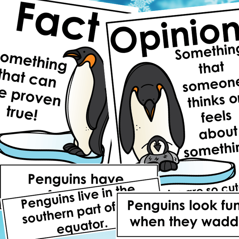 fact and opinion first grade- second grade