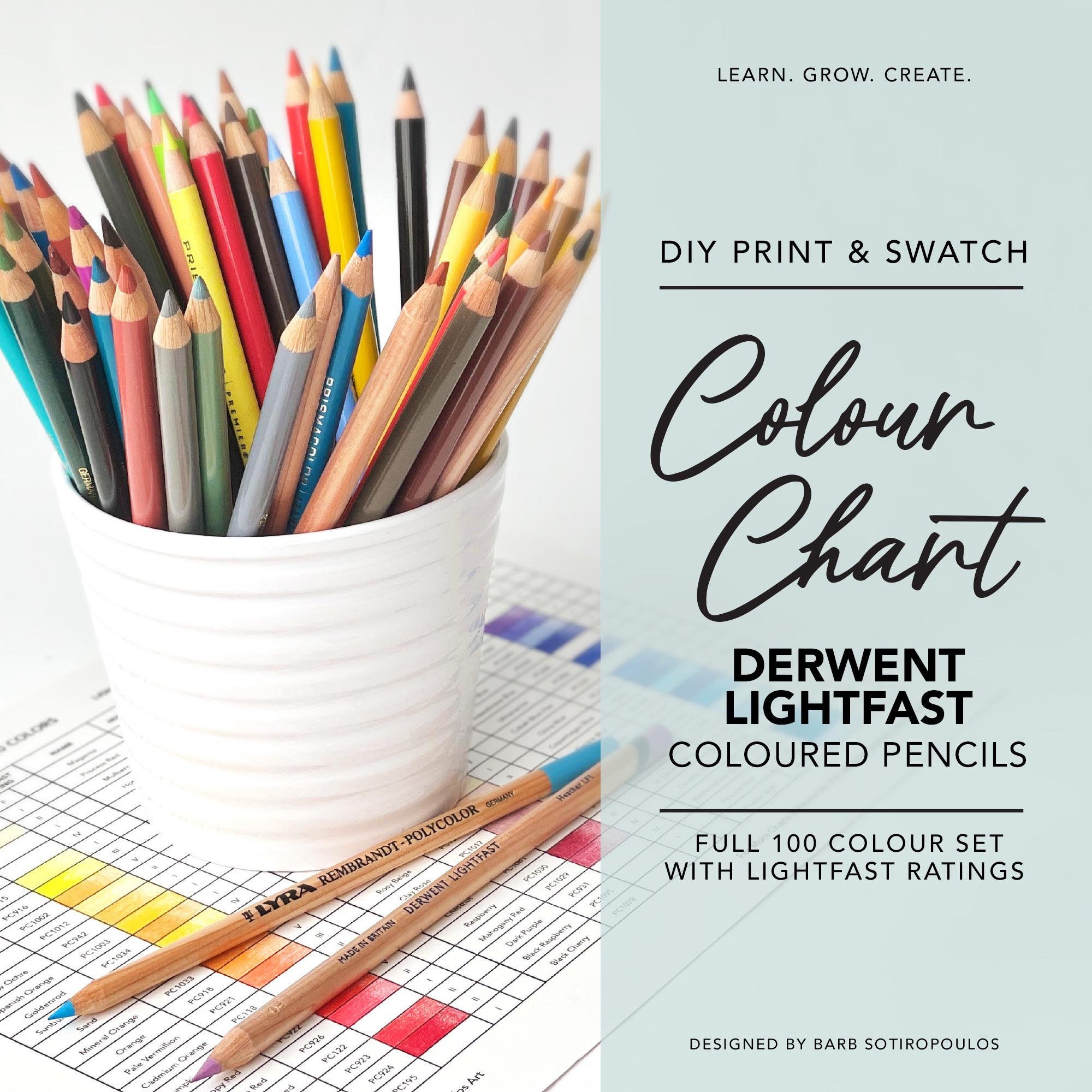 Derwent Lightfast Colored Pencil - Dark Turquoise