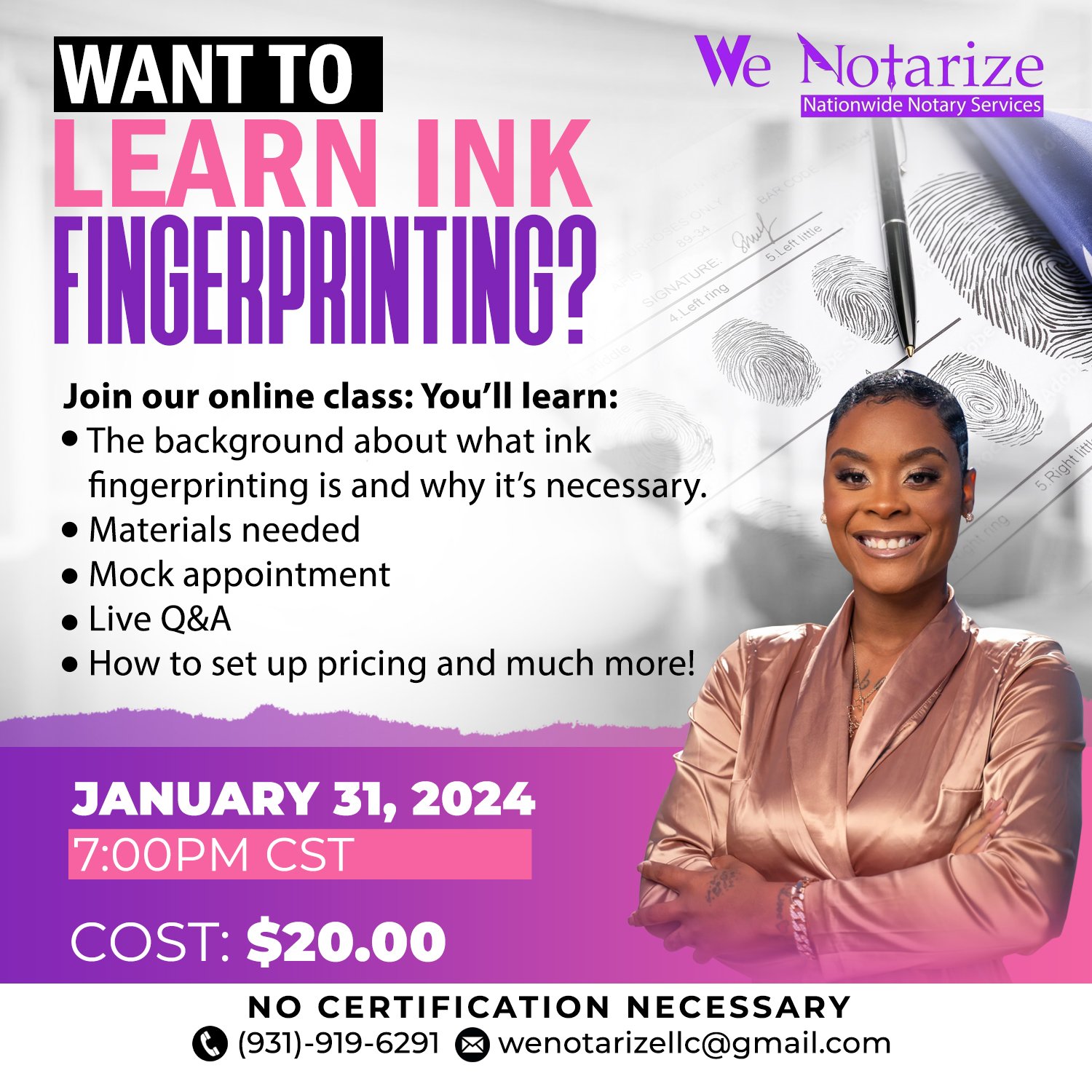 Ink Fingerprinting Training - Payhip