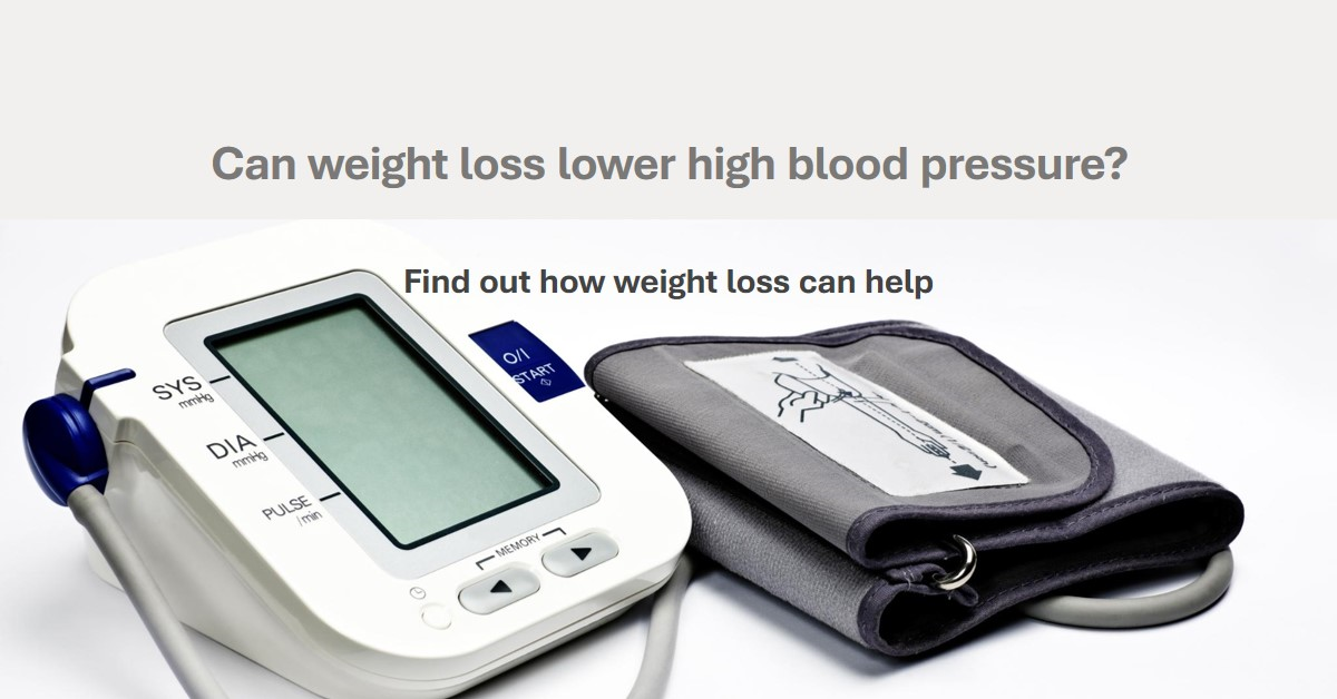 How Much Does Blood Pressure Go Down With Weight Loss?
