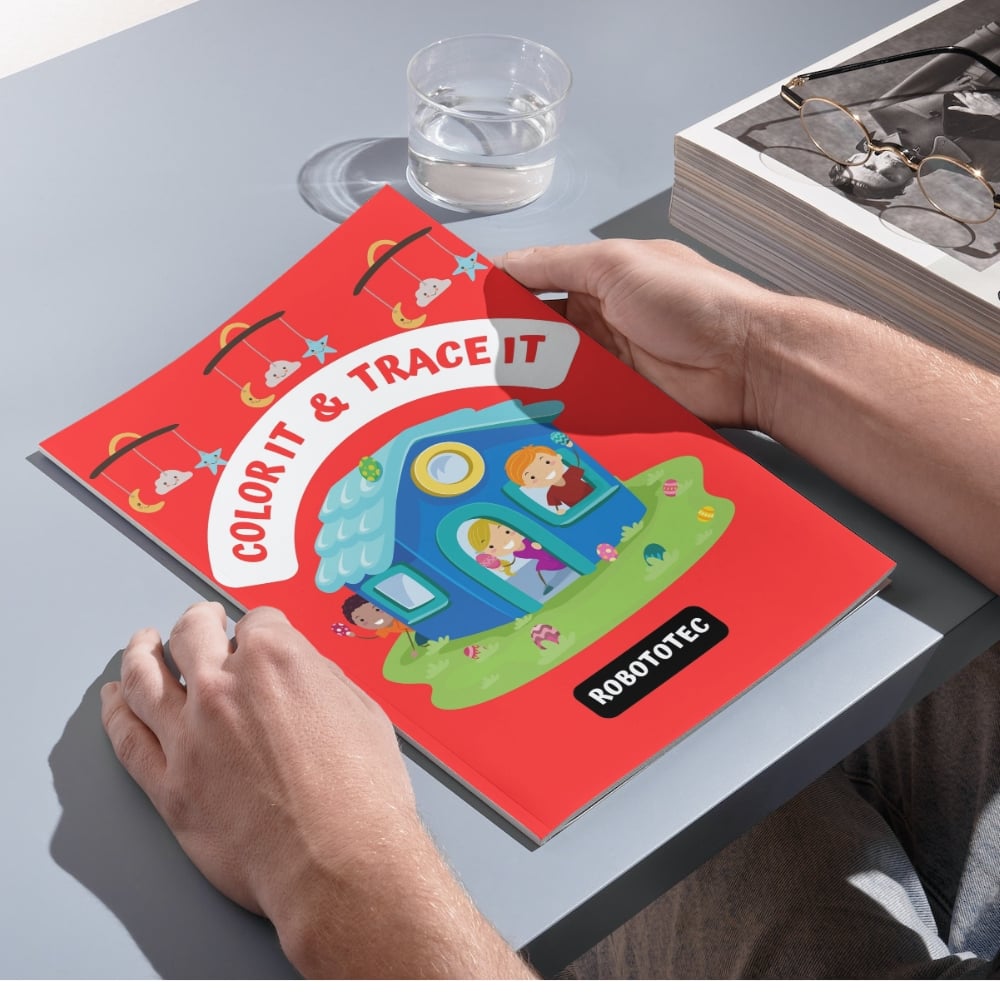 A heartwarming scene of happy children gathered around, engaged in drawing and artistic expression. Smiles light up their faces as they use colorful crayons and markers to create imaginative artworks on sheets of paper. The atmosphere is filled with creativity and joy, capturing the essence of childhood happiness through the simple act of drawing.