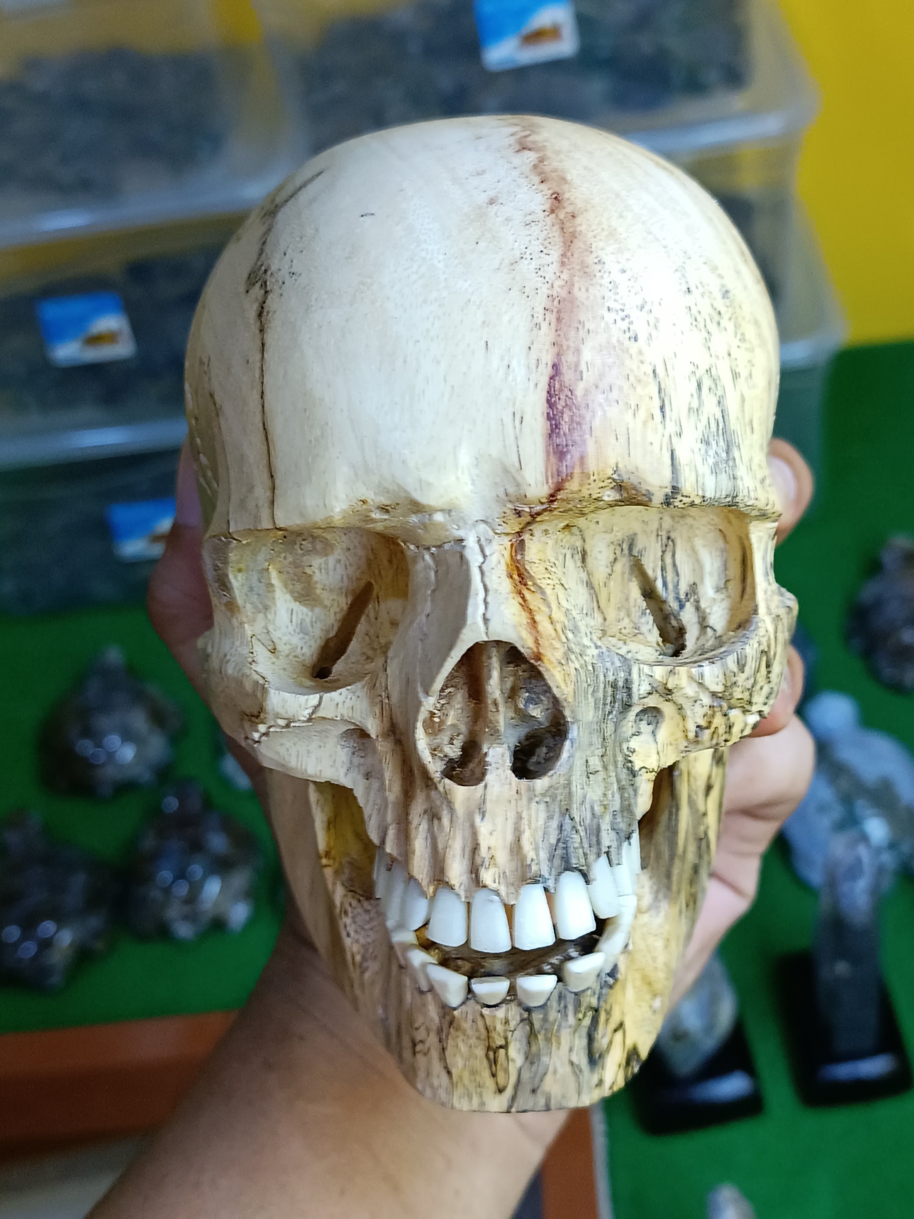 Skull carving - Payhip