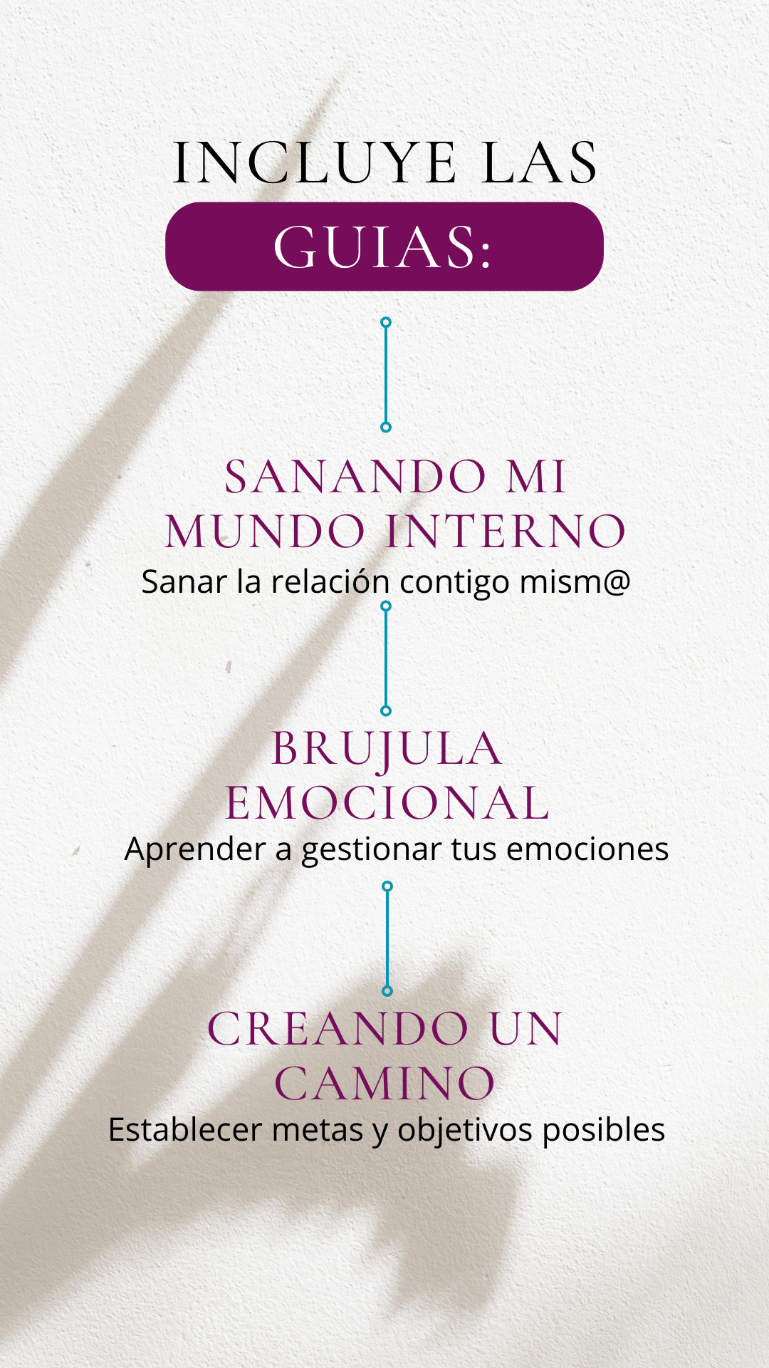 Este maravilloso paquete incluye tres guías que te permitirán conectar con tu mejor versión