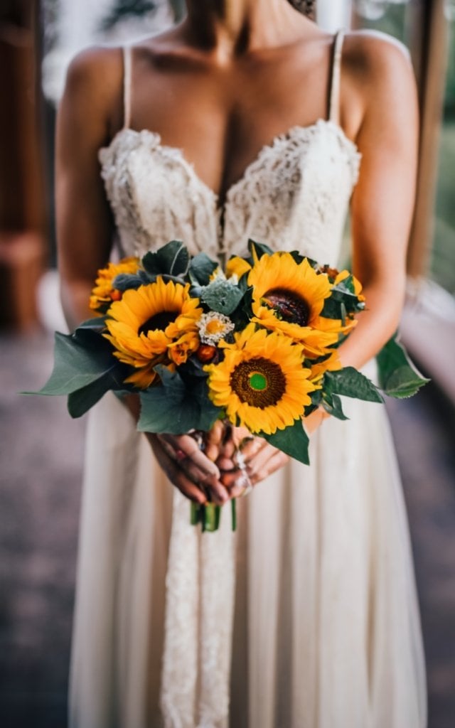 sunflower´wedding flowers