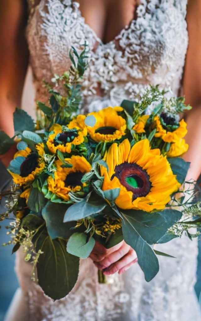 sunflower´wedding flowers