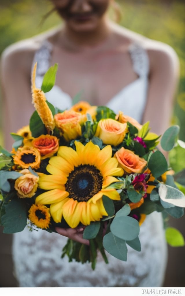 sunflower´wedding flowers