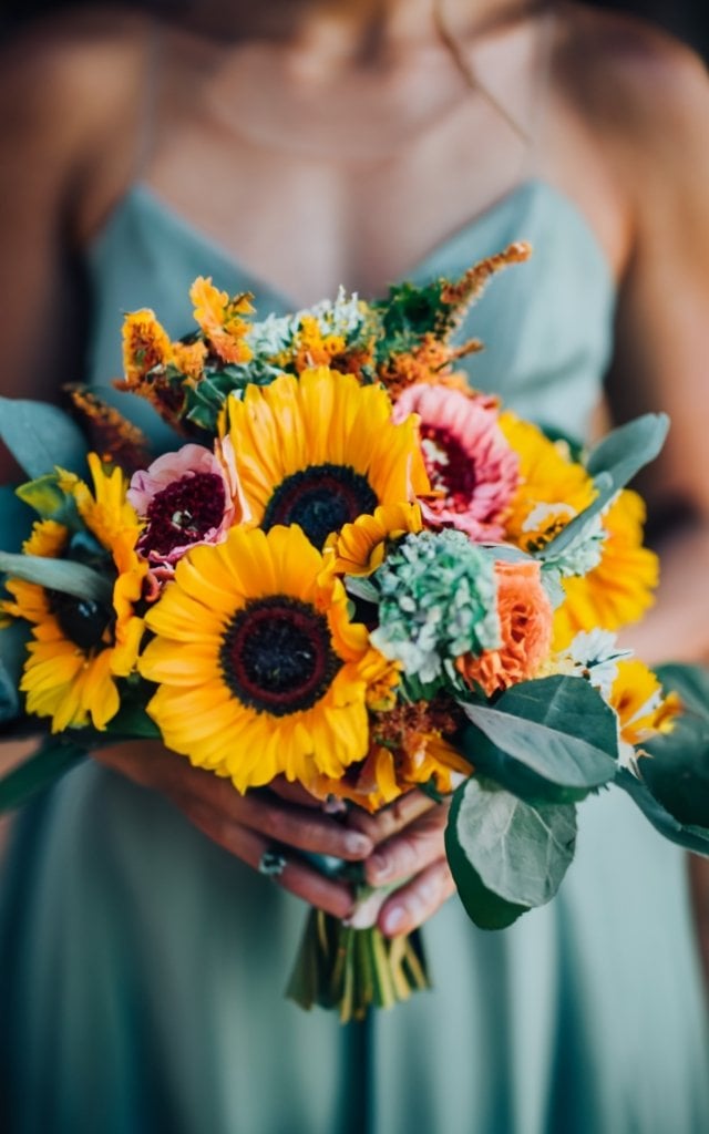 sunflower´wedding flowers