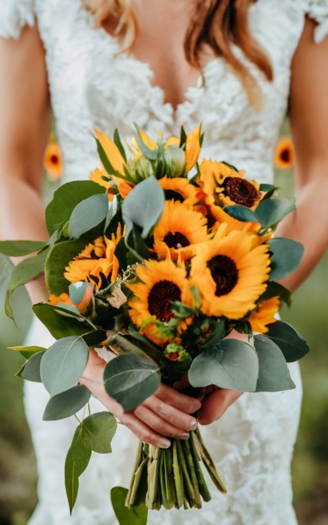 sunflower´wedding flowers