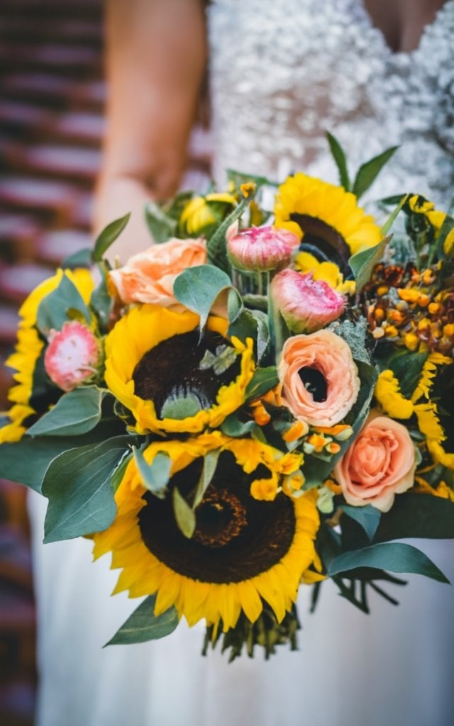 sunflower´wedding flowers