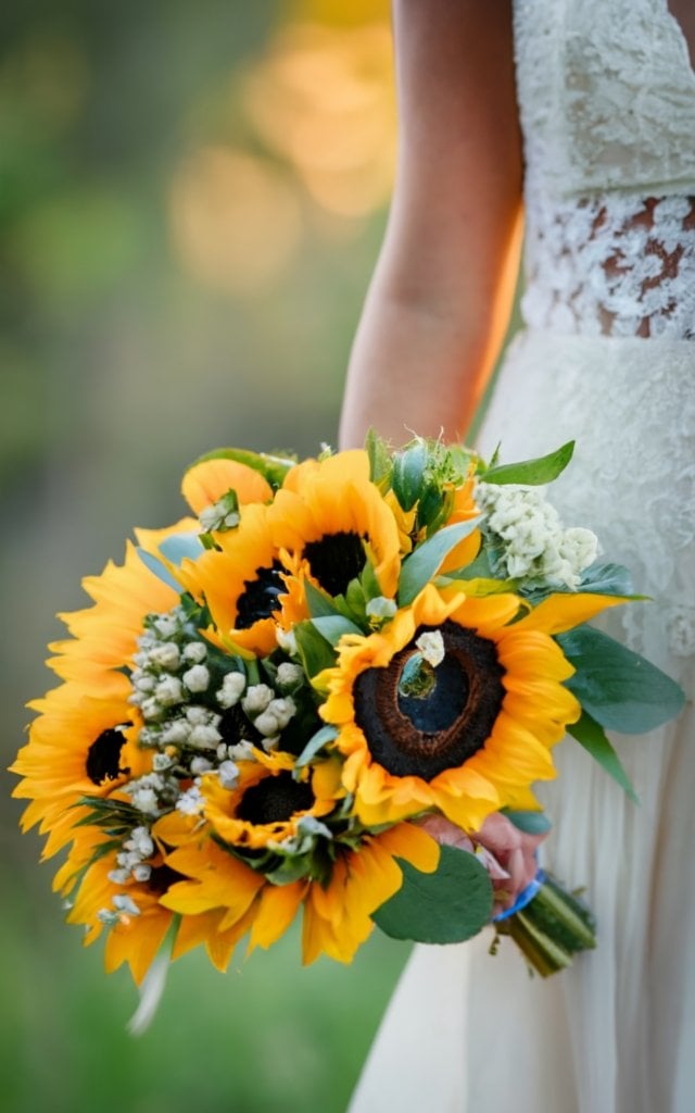 sunflower´wedding flowers