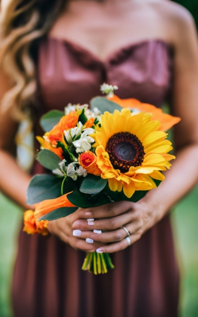 sunflower´wedding flowers