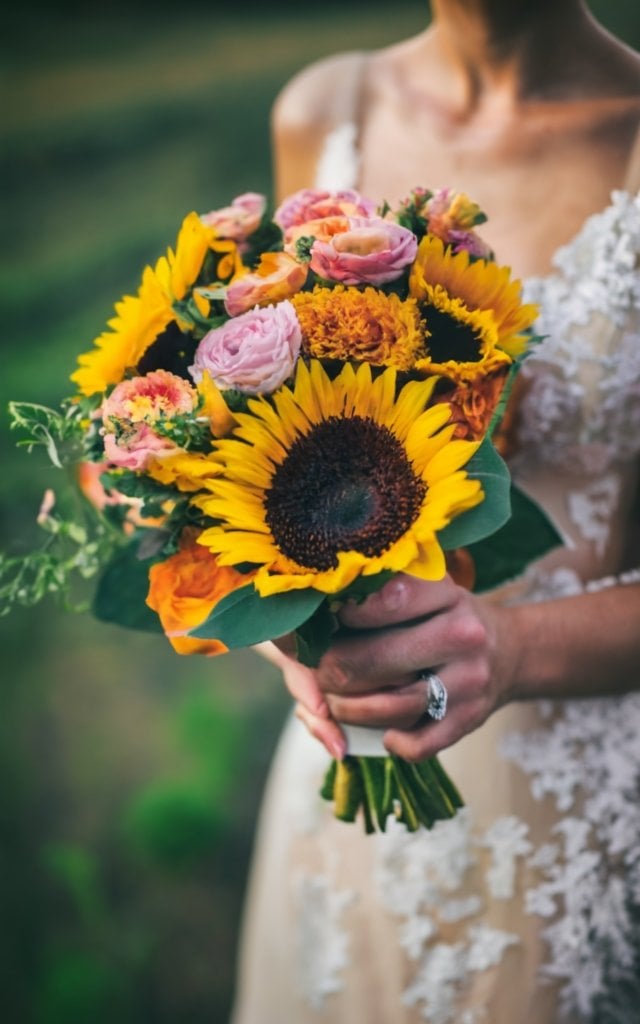 sunflower´wedding flowers