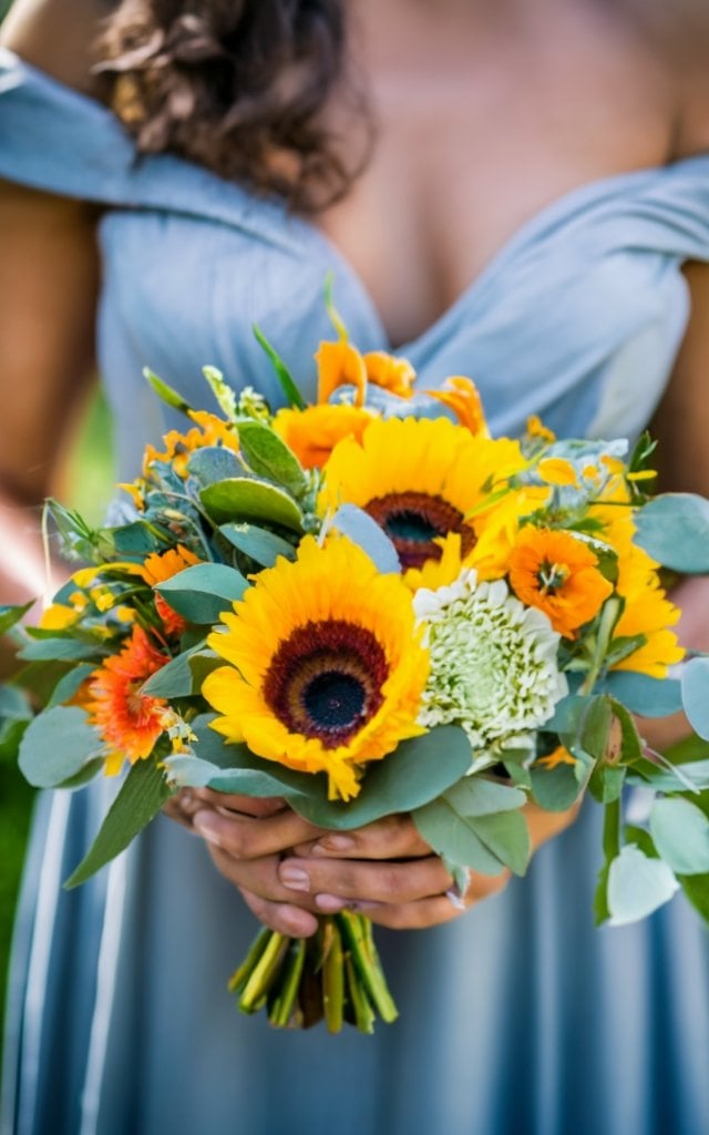 sunflower´wedding flowers