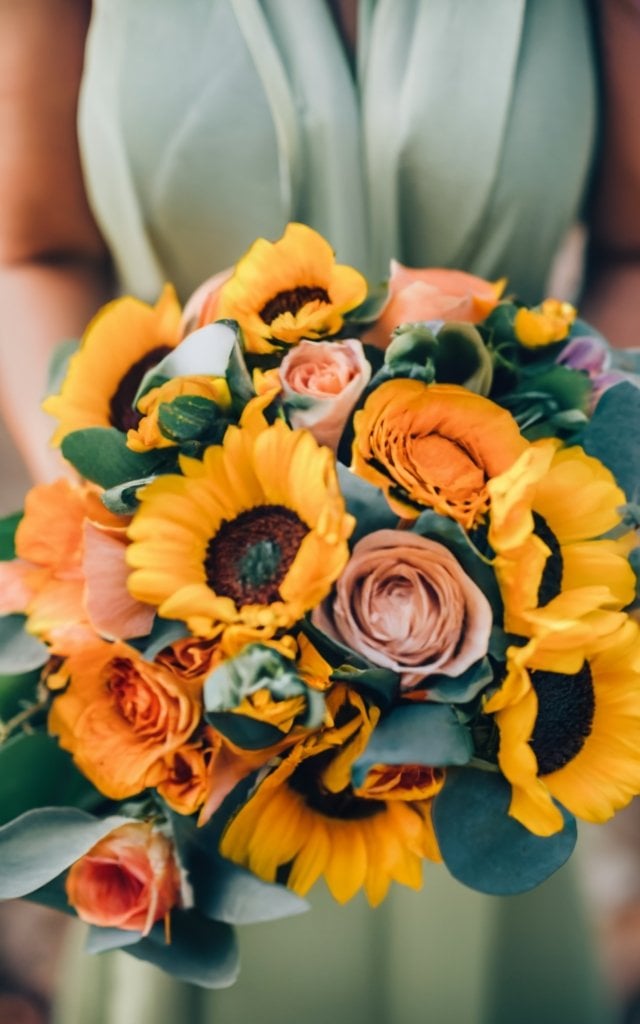 sunflower´wedding flowers