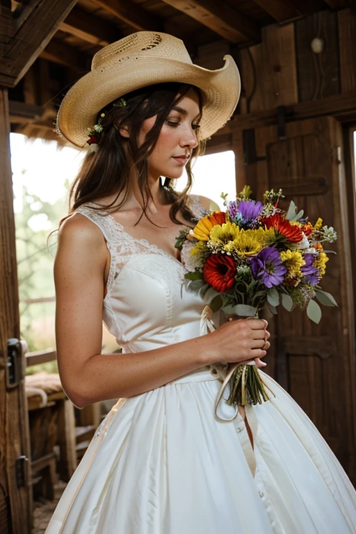 cowboy wedding bouquet