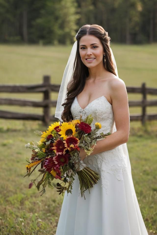 cowboy wedding bouquet