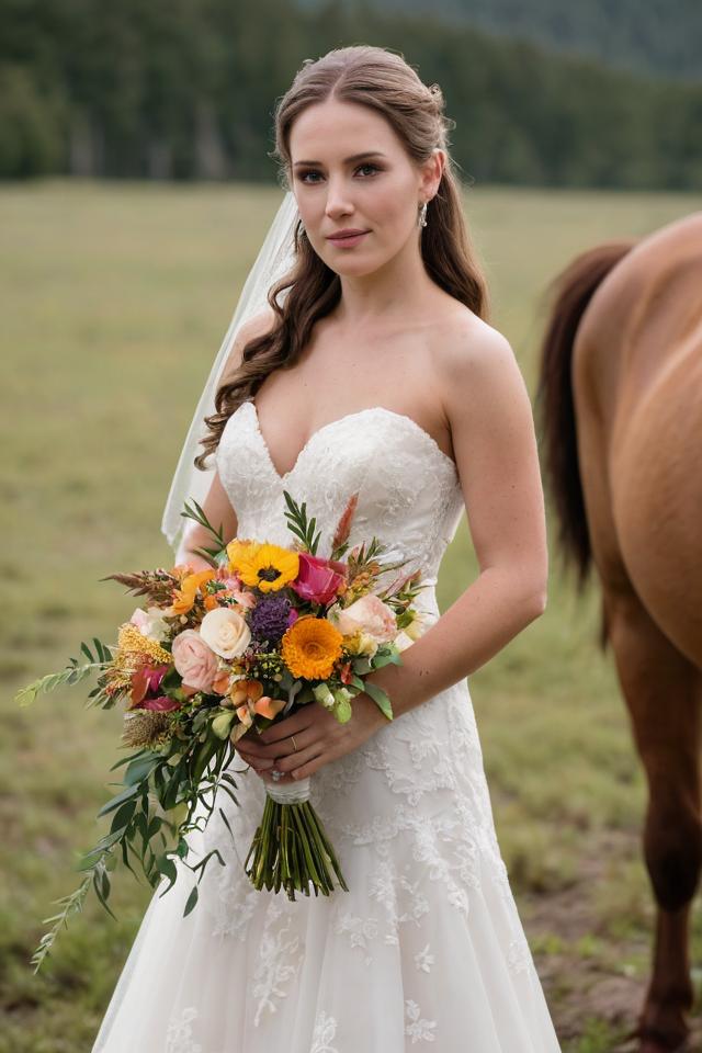 cowboy wedding bouquet