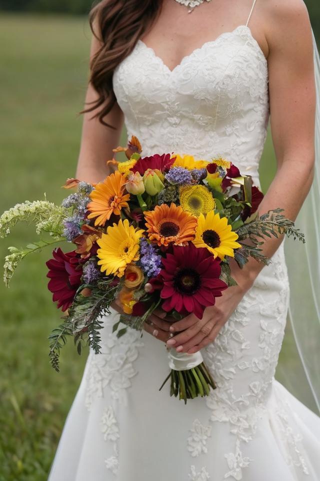 cowboy wedding bouquet