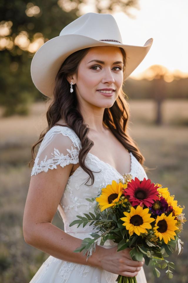 cowboy wedding bouquet