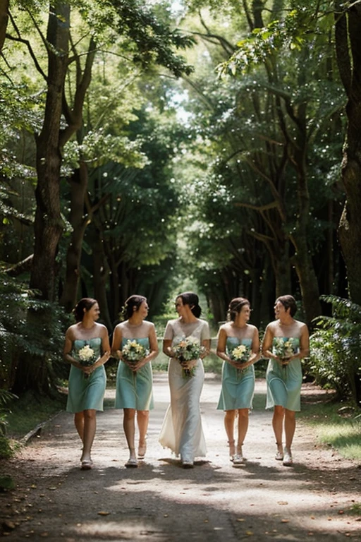 fantasy wedding bridesmaids