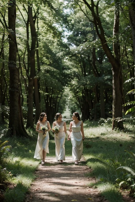 fantasy wedding bridesmaids