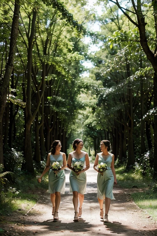 fantasy wedding bridesmaids