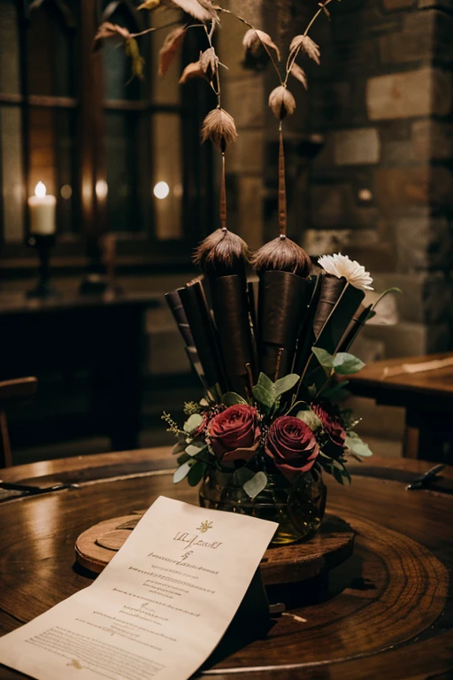 harry potter wedding centerpieces