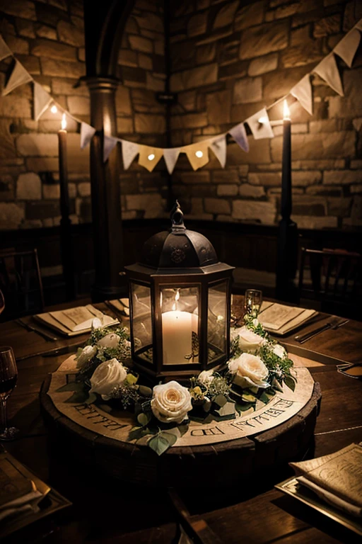 harry potter wedding centerpieces