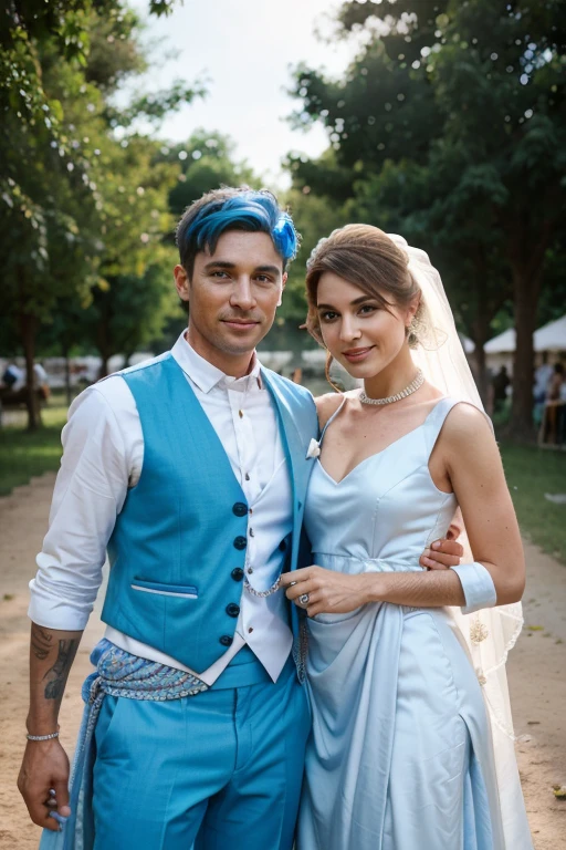dusty blue wedding