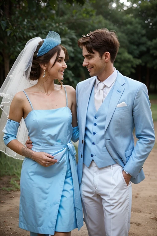dusty blue wedding