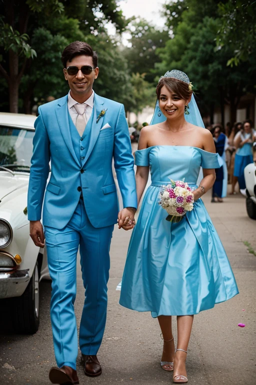 dusty blue wedding