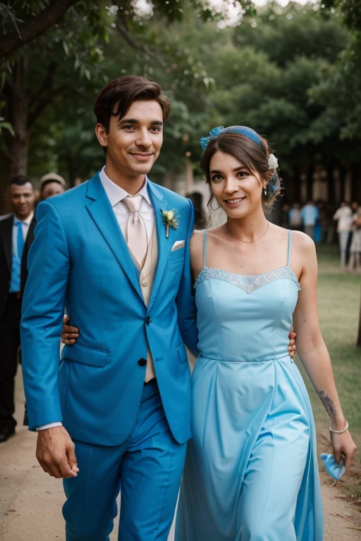 dusty blue wedding