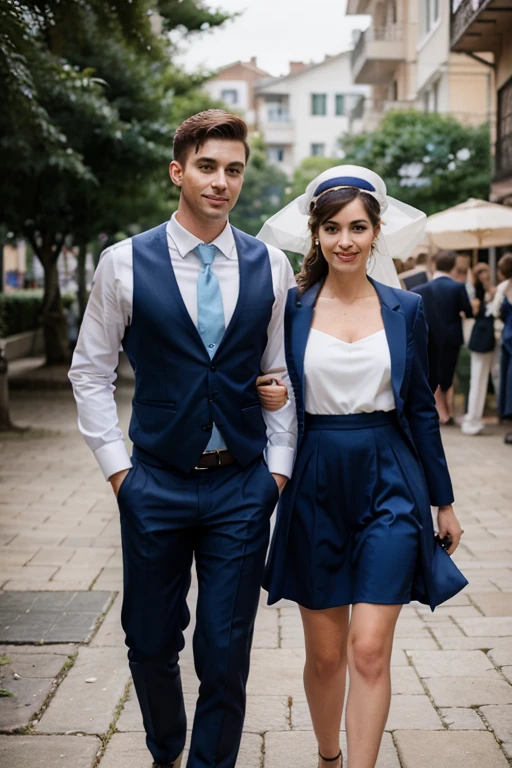 dusty blue wedding