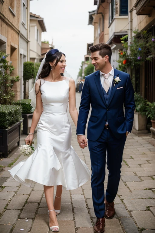 dusty blue wedding