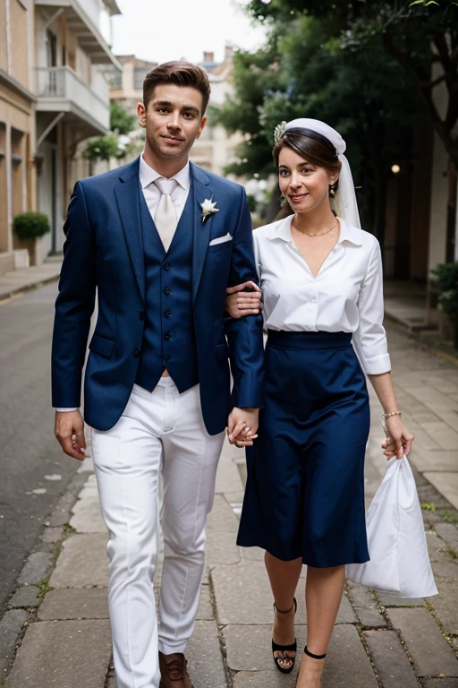 dusty blue wedding