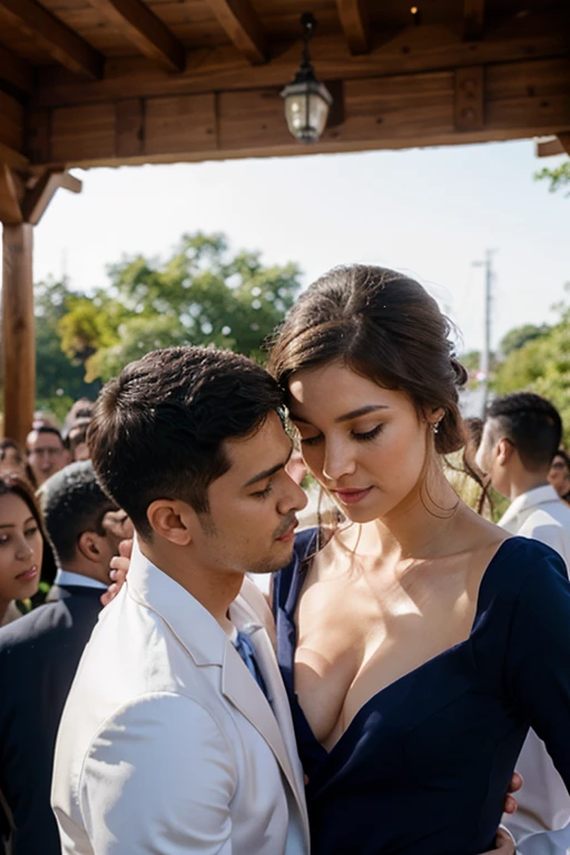 dusty blue wedding