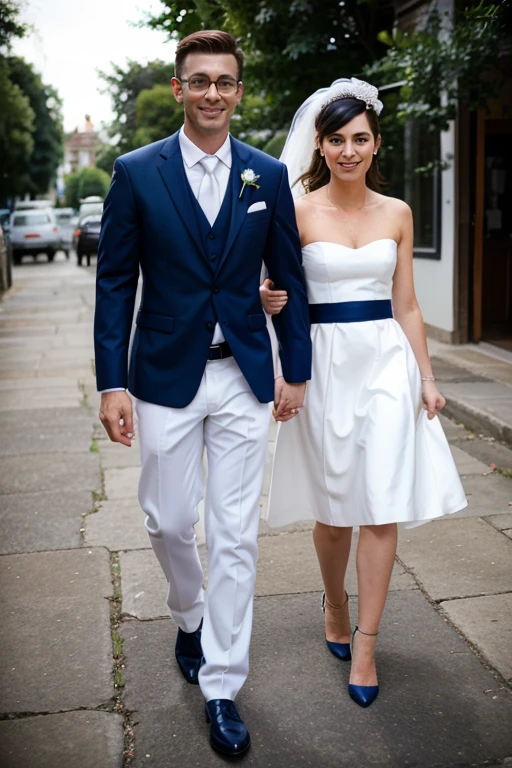 dusty blue wedding