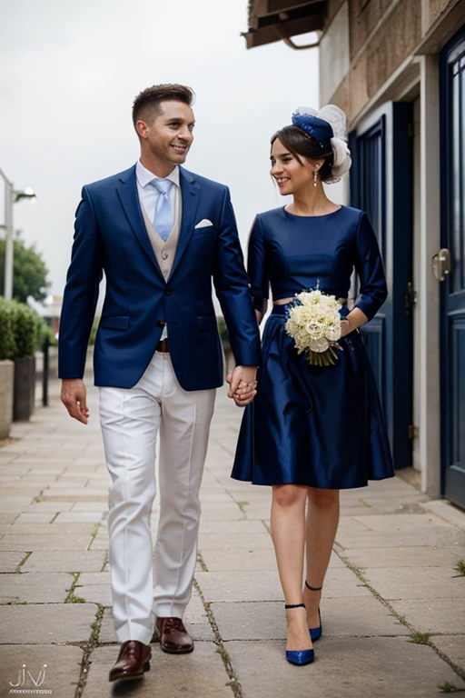 dusty blue wedding