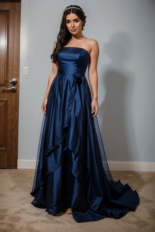 navy blue wedding dress