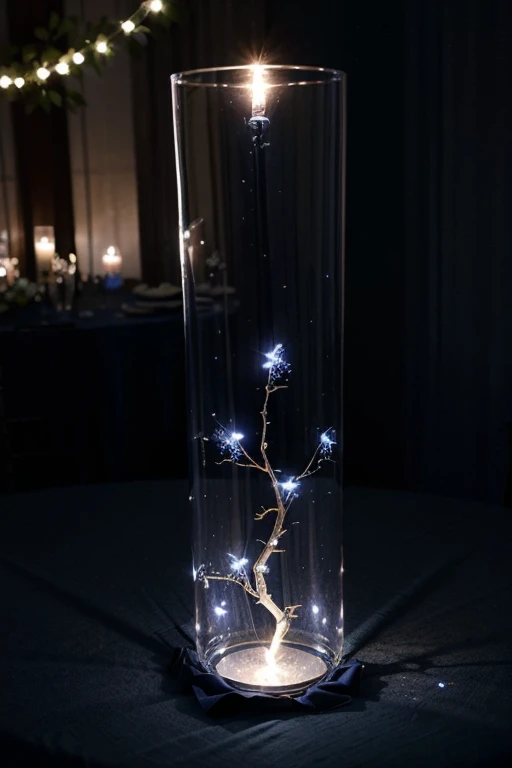 navy blue wedding centerpieces