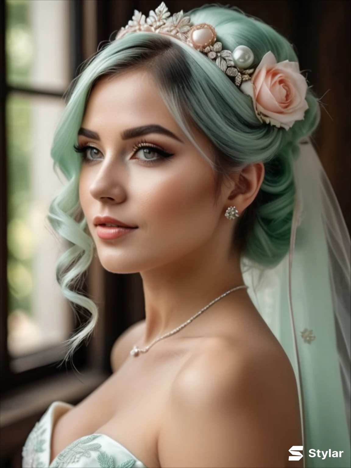 mint and blush spring wedding colors