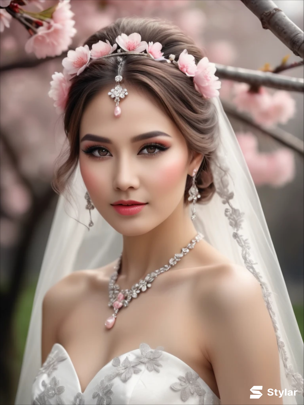 Cherry Blossom Pink and Soft Gray spring wedding colors
